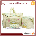 3 PCS New Pretty Multifunction Travel Baby Diaper Mummy Bag Set